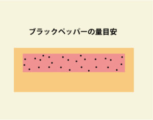 ベーコンエピのブラックペッパー